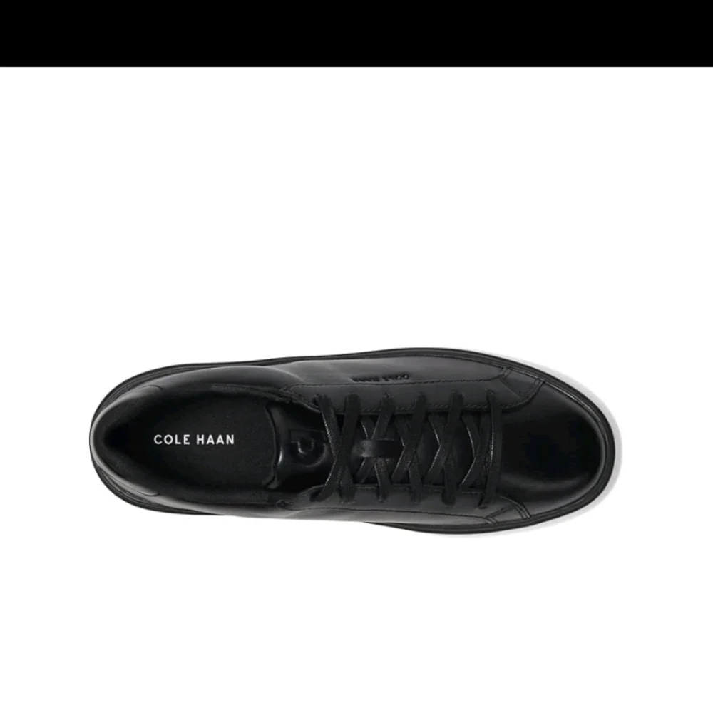 Cole Haan Women’s Grand Crosscourt Daily Leather Sneaker - Black/Black - Picture 8 of 9